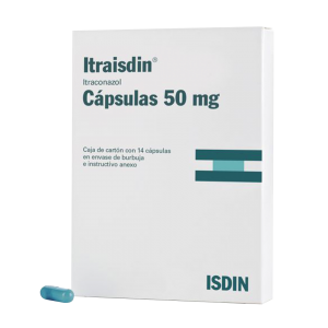 Itraisdin Capsulas 50 mg C/14 - Tienda en Linea Clínicas Dermaarte Racderma