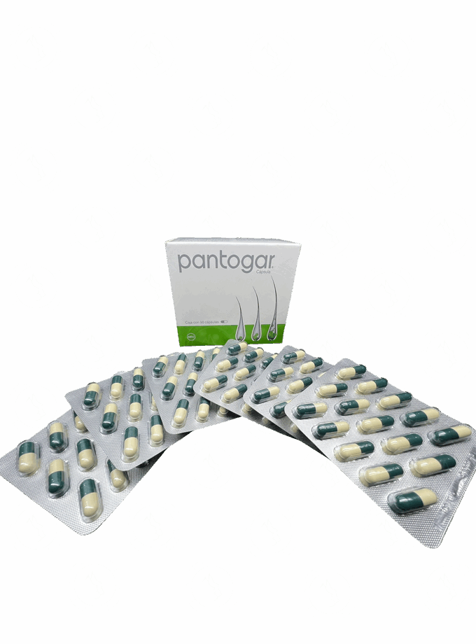 Pantogar 90 Cápsulas Tratamiento Capilar Anticaída.