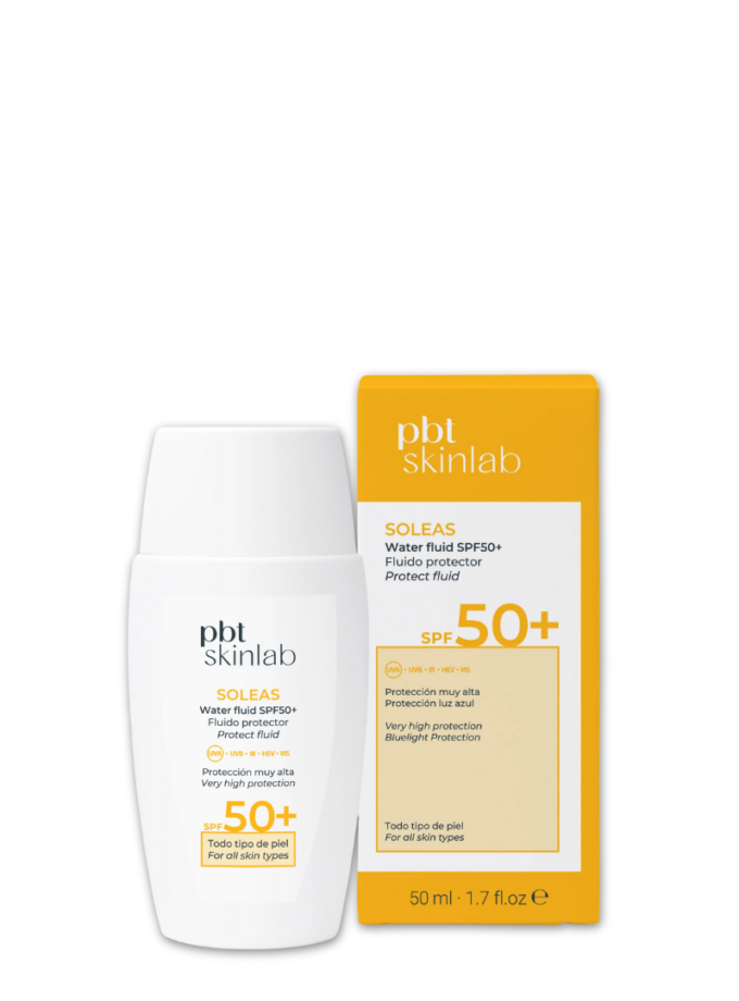Soleas Water Fluido Spf50, 50 ml